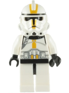 sw0128aG Star Wars: Clone Trooper Ep. 3 gele markeringen gebruikt *0M0000