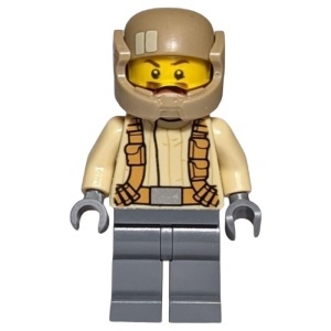 sw0696 Star Wars: Resistance Trooper- Creme jas, snor NIEUW *0M0000