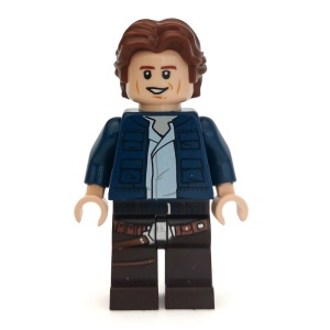 sw1021G Star Wars: Han Solo, donkerbruine benen en donkerblauw jasje gebruikt *0M0000