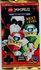 VZ NIN05NL Verzamelkaarten: Ninjago Serie 5 next level PRIME EMPIRE, pakje van 5 kaarten. NIEUW *