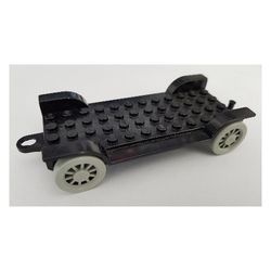 x852c01-11G Autochassis 12x6 met haak en haakoog zwart gebruikt *