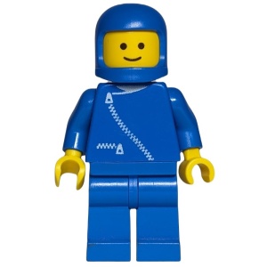 zip001G Jas met ritssluiting - blauw met blauw Classic helm gebruikt *0M0000