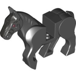 10352c01pb02-11G Paard nieuwe type beweegbare benen grijze teugels zwart gebruikt *0D000