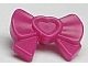 11618-71 Haarlint met hartje en pin magenta NIEUW *0M0000