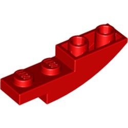 13547-5 Omgekeerde dakpan 4x1 rond rood NIEUW *1B105
