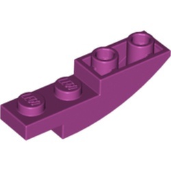 13547-71 Omgekeerde dakpan 4x1 rond magenta NIEUW *1B105