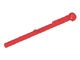 15303-17 Balk rond einde (Dart) transparant rood NIEUW *0L0000