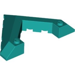 22390-39 Wigsteen 6x8 punt turquoise, donker NIEUW *
