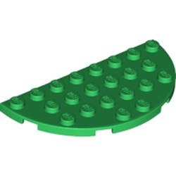 22888-6 Platte plaat 4x8 afgeronde hoeken groen NIEUW *5C069