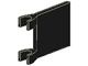 2335-11 Vlag 2x2 vierkant met twee clips zwart NIEUW *1B057 - Img 2