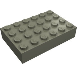 2356-10 Steen 4x6 donker, grijs (klassiek) NIEUW *5K0000