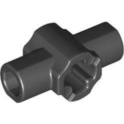 24122-11 Technic, Hub met twee stokhouders (hilt lightsaber) zwart NIEUW *0B006