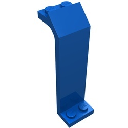 2448-7G Paneel 3x2x5 2/3 blauw gebruikt *1F012