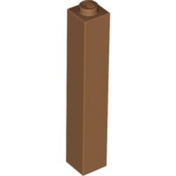 2453b-150 Steen 1x1x5 DICHTE nop caramel, midden NIEUW *5K0000