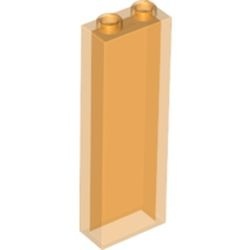 2454-98 Steen 1x2x5 transparant oranje NIEUW *5K0000