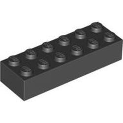 2456-11 Steen 2x6 zwart NIEUW *5K0000