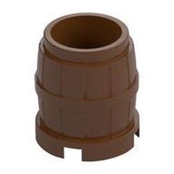 2489-88 Vat 2x2x2 bruin, roodachtig NIEUW *5K000