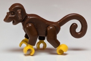 2550c01-8G Aap bruin (klassiek) gebruikt *0D000