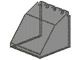 2620-13G Ruit 4x4x3 (hoog, knik, scharnierend boven) transparant zwart gebruikt *1C017