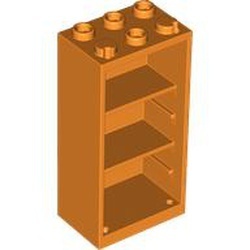 2656-4 Kastje/koelmast 2x3x5 oranje NIEUW *1L352