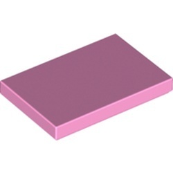 26603-104 Tegel 2x3 roze, helder NIEUW *1B120