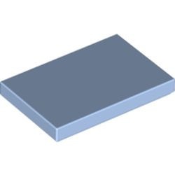 26603-105 Tegel 2x3 blauw, lichthelder NIEUW *1B120