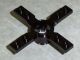 2906-11G Technic Propeller 4 Blade 7 Stud Diameter met Square Ends zwart gebruikt *