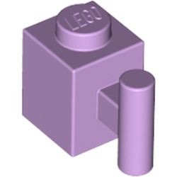 2921-154 Steen 1x1 met handvat lavender, licht NIEUW *1B032