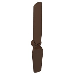 2952-8G Propellor 9 diameter- 2 bladen bruin (klassiek) gebruikt *1D042