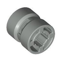 30027b-9G Wiel klein 8x9mm breed asgat (raceauto) lichtgrijs (klassiek) gebruikt *5W000