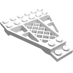 30036-1 Wig, Plaat 8 x 6 x 2/3 met grill wit NIEUW *3R0000