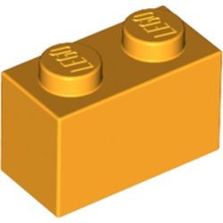 3004-110G Steen 1x2 oranje, lichthelder gebruikt *1A010