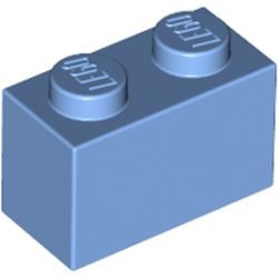 3004-42 Steen 1x2 blauw, midden NIEUW *1B005