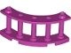 30056-71 Balustrade-hek 4x4x2 kwartrond 2 noppen bovenop magenta NIEUW *1L055