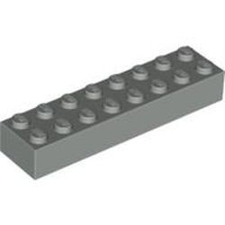 3007-9 Steen 2x8 lichtgrijs (klassiek) NIEUW *5K0000