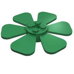 30078-6G Propellor 6 bladen 8x8 groot groen gebruikt *1D042