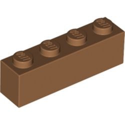 3010-150 Steen 1x4 caramel, midden NIEUW *5K0000