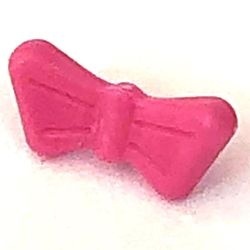 30112c-47G Belville kleine strik roze, donker gebruikt *1E019