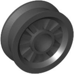 30155-11G Spaakwiel met pingat (open spaken) alleen velg zwart gebruikt *5W000
