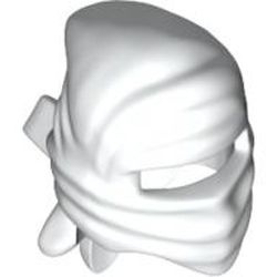 30177-1 Ninja hoofddoek wit NIEUW *0L0000
