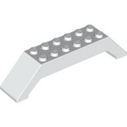 30180-1G Dakpan 45 graden dubbel 10x2x2 (2xknik) wit gebruikt *1D015