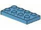 3020-72 Platte plaat 2x4 blauw, Maersk NIEUW *1B204