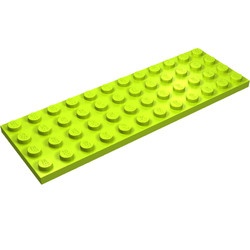 3029-34 Platte plaat 4x12 lime NIEUW *5K0000