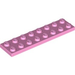 3034-104 Platte plaat 2x8 roze, helder NIEUW *5K0000