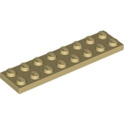 3034-2G Platte plaat 2x8 crème gebruikt *1A034