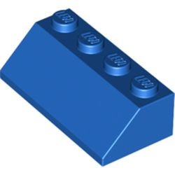 3037-7 Dakpan 45 graden 4x2 blauw NIEUW *1B153