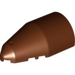 30384-88G Ruit 7x4x2 rond bruin, roodachtig gebruikt *