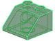 3039-20 Dakpan 45 graden 2x2 transparant groen NIEUW *1B135