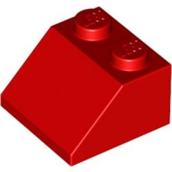 3039-5 Dakpan 45 graden 2x2 rood NIEUW *1B133