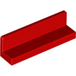 30413-5G Paneel 1x4x1 (bankje lang) rood gebruikt *1B395